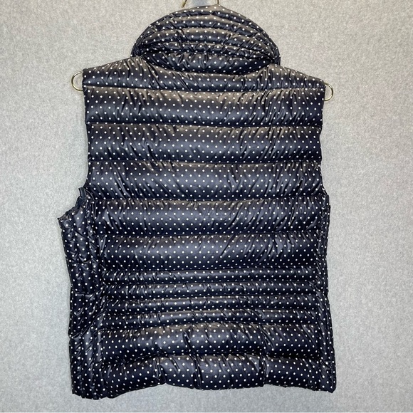 Vince Camuto Down Filled Packable Polka Dot Puffer Vest - Picture 6 of 7